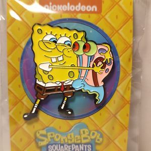 Spongebob Squarepants & Gary The Snail Enamel Pin Official Collectible Brooch
